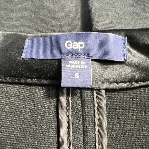 Gap Blazer Black Jacket Women's 2 Button Single Breasted Size Small - Picture 3 of 10
